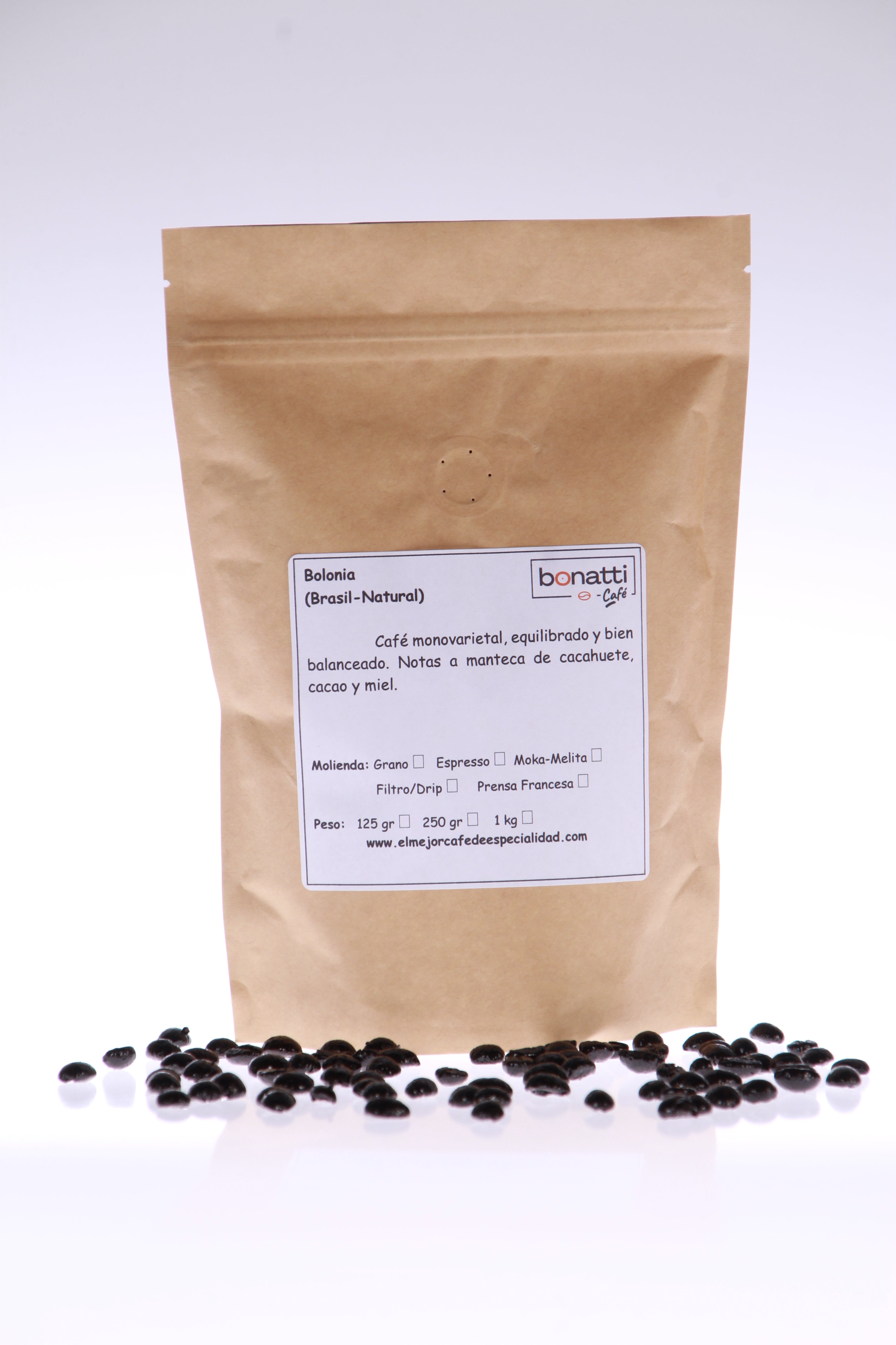 +++ CAFÉ DE ESPECIALIDAD, BOLONIA. BRASIL - NATURAL